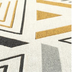 Yıkanabilir Çift Taraflı Modern Desenli Dokuma Kilim 'ÜÇGEN'
